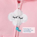 koramesis Adorable Baby Girl Romper Fall Warm Cartoon Bodysuit Clothes Long Sleeve Cartoon Hooded Fleece Romper Jumpsuit - Image 4
